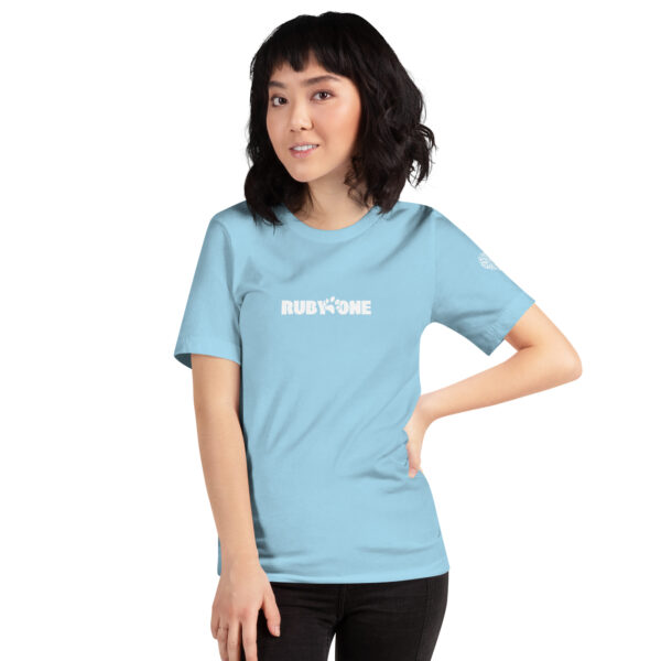 Ruby One Premium Unisex T-Shirt - Blues - Image 21