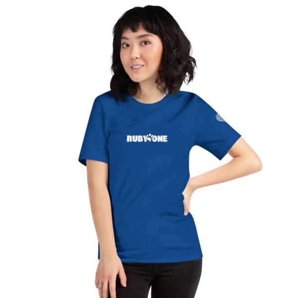 Ruby One Premium Unisex T-Shirt - Blues - Image 2